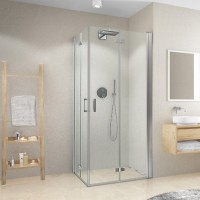 ROLTECHNIK CARIBA sprchové dveře2-dílné CI2CR 800 pravé, brilant, čiré sklo   CI 2CR 080200 VPE