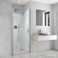 ROLTECHNIK CARIBA sprchové dveře2-dílné CIPIR 900 pravé, brilant, čiré sklo   CI PIR 090200 VPE