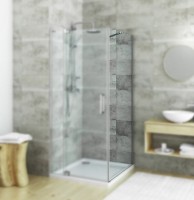 ROLTECHNIK ELEGANT NEO sprchová boční stěna GDN 800x2000 brilant, čiré sklo   189-8000000-00-02