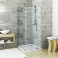 ROLTECHNIK ELEGANT NEO sprchové dveře+stěna GDO1N 1100x2000 brilant,čiré sklo   188-1100000-00-02