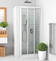 ROLTECHNIK sprchové dveře posuvné PD3N 800 výplň transparent, rám bílý   413-8000000-04-02