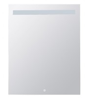 BEMETA Zrcadlo s LED horním osvětlením 600x800mm, 4,99 W, sklo čiré, barva  stříbrná   101201107