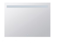 BEMETA Zrcadlo s LED horním osvětlením 800x600mm, 4,99 W, sklo čiré, barva stříbrná   101201117