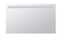 BEMETA Zrcadlo s LED horním osvětlením 1000x600mm, 4,99 W, sklo čiré, barva  stříbrná   101201137