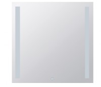 BEMETA Zrcadlo s LED bočním osvětlením  800x800mm, 4,99 W, sklo čiré, barva  stříbrná   101301127