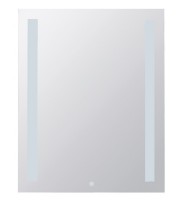 BEMETA Zrcadlo s LED bočním osvětlením 600x800mm, 4,99 W, sklo čiré, barva  stříbrná   101301107