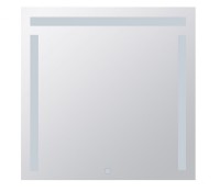 BEMETA Zrcadlo s LED horním a bočním osvětlením, 800x800mm, sklo čiré, barva  stříbrná   101401127