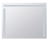 BEMETA Zrcadlo s LED horním a bočním osvětlením, 1000x800mm, sklo čiré, barva stříbrná   101401147