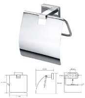 BEMETA NIKI držák toaletního papíru 126x90x40 mm,bez krytu, chrom   153112022