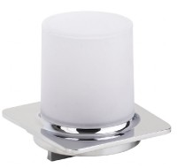 BEMETA ORGANIC Dávkovač tekutého  mýdla   100x115x110 mm, nerez, barva stříbrná   157109261