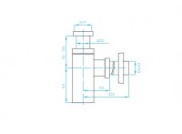 PLB - Sifon umyvadlový Poseidon, plast, černá mat EMCP004