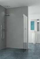 ROLTECHNIK sprchová boční stěna TBS 800 výplň transparent, rám brillant   746-8000000-00-02
